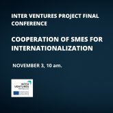 Invitation to the final event of project Inter Ventures